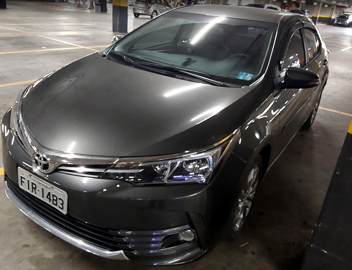 Toyota Corolla recebido para avaliação